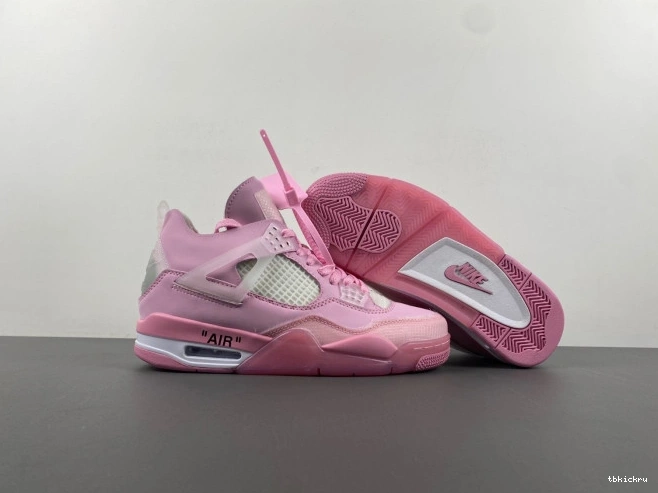 Reps TBkick 4 OFF-WHITE X JORDAN PINK 0823